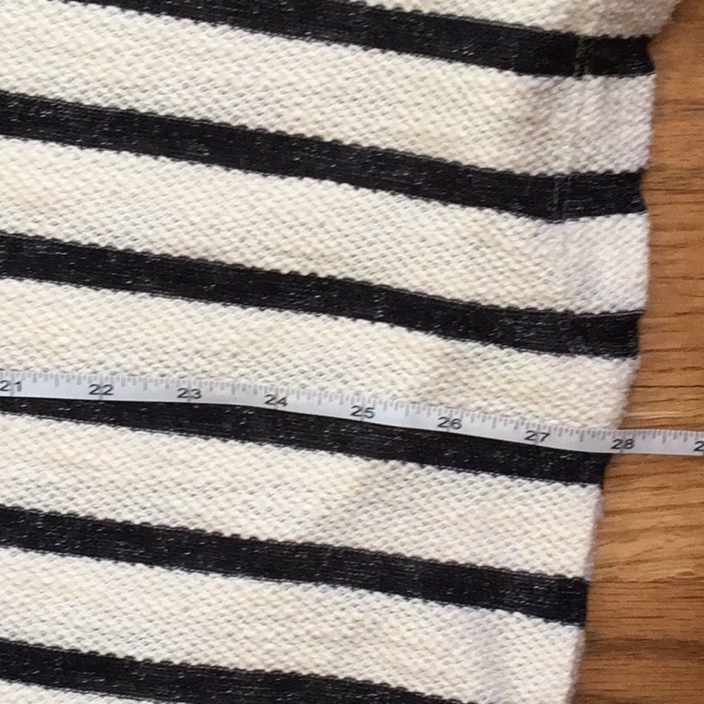Loft Lou & Grey Striped Terry Poncho Hoodie - Picture 6 of 7